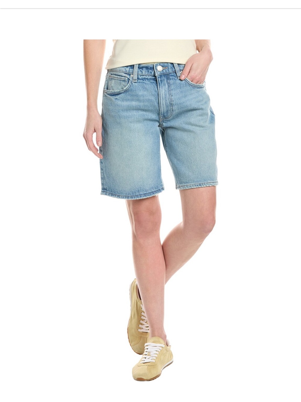 Hudson Jeans Light Blue Denim Bermuda Shorts